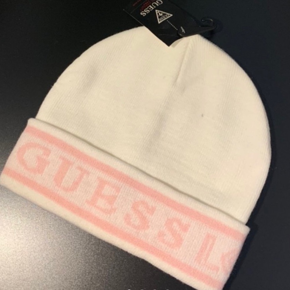 Guess Ribbed Knit Beanie - Picture 1 of 3
